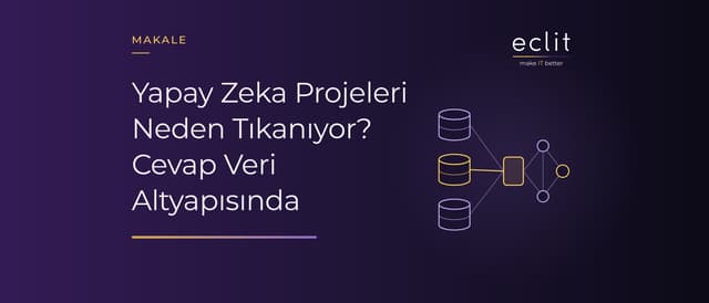 Yapay Zeka Projeleri Neden Tıkanıyor? Cevap Veri Altyapısında
