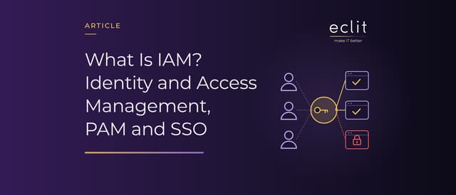 What Is IAM? Identity and Access Management, PAM and SSO