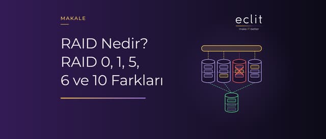 RAID Nedir? RAID 0, 1, 5, 6 ve 10 Farkları