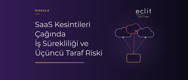 SaaS Kesintileri Çağında İş Sürekliliği ve Üçüncü Taraf Riski