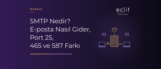 SMTP Nedir? E-posta Nasıl Gider, Port 25, 465 ve 587 Farkı
