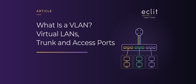 What Is a VLAN? Virtual LANs, Trunk and Access Ports
