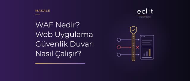 WAF Nedir? Web Uygulama Güvenlik Duvarı Nasıl Çalışır?